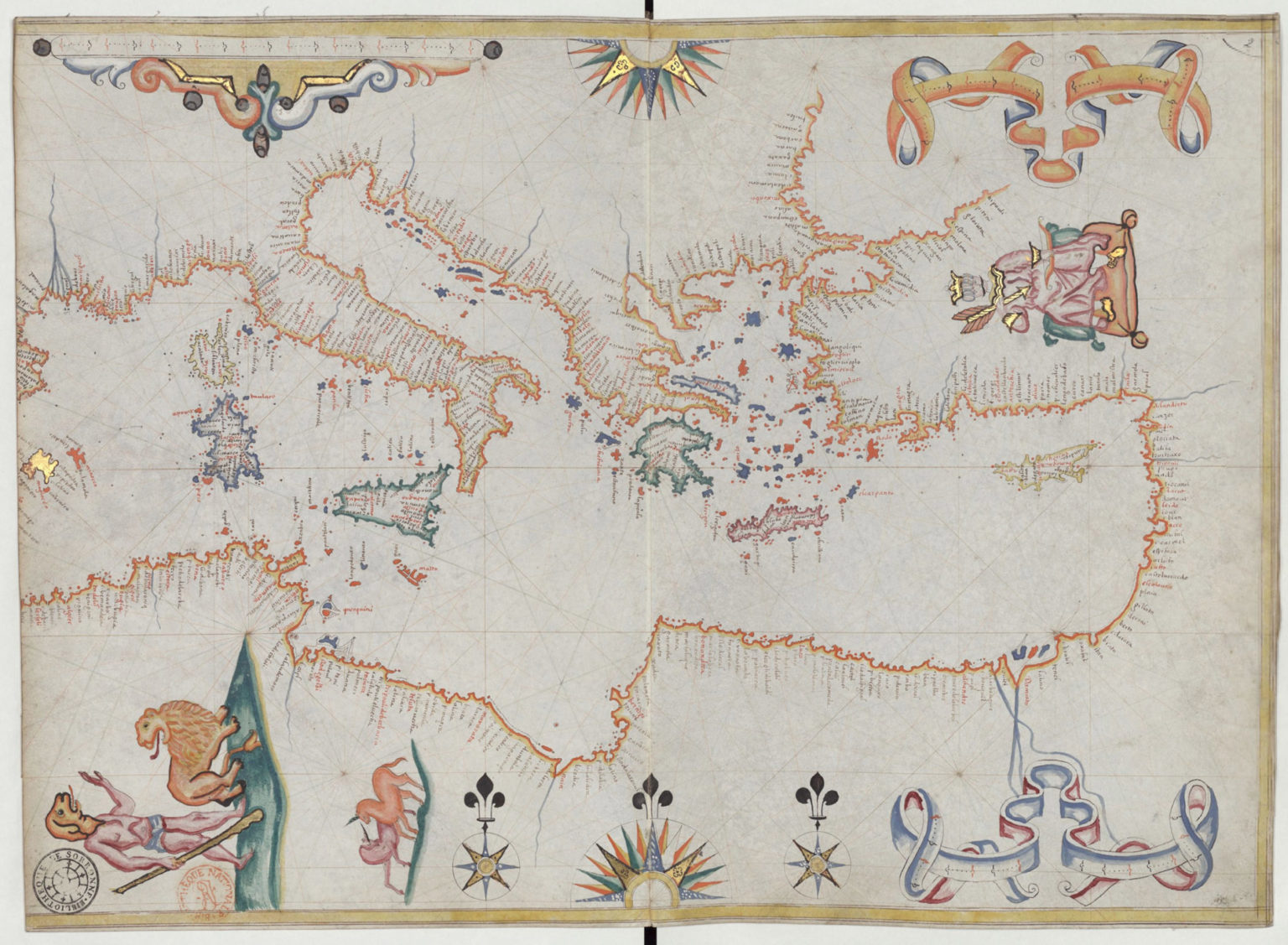 Cartes, portulans et mappemondes | Les légendes de la licorne
